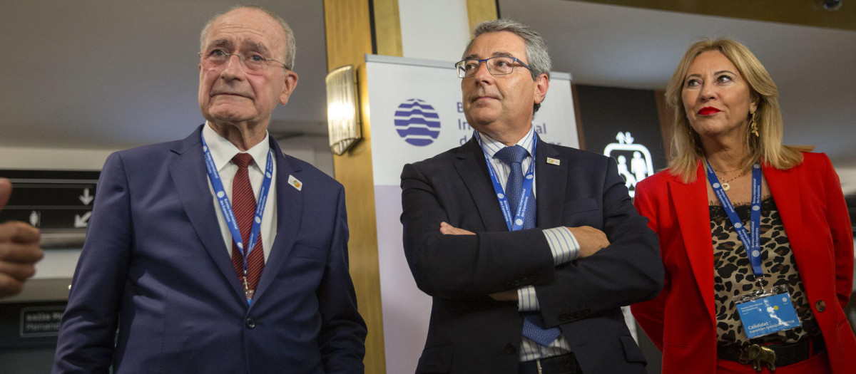 El alcalde de Málaga, Paco de la Torre, durante la 172 asamblea de la Oficina Internacional de Exposiciones