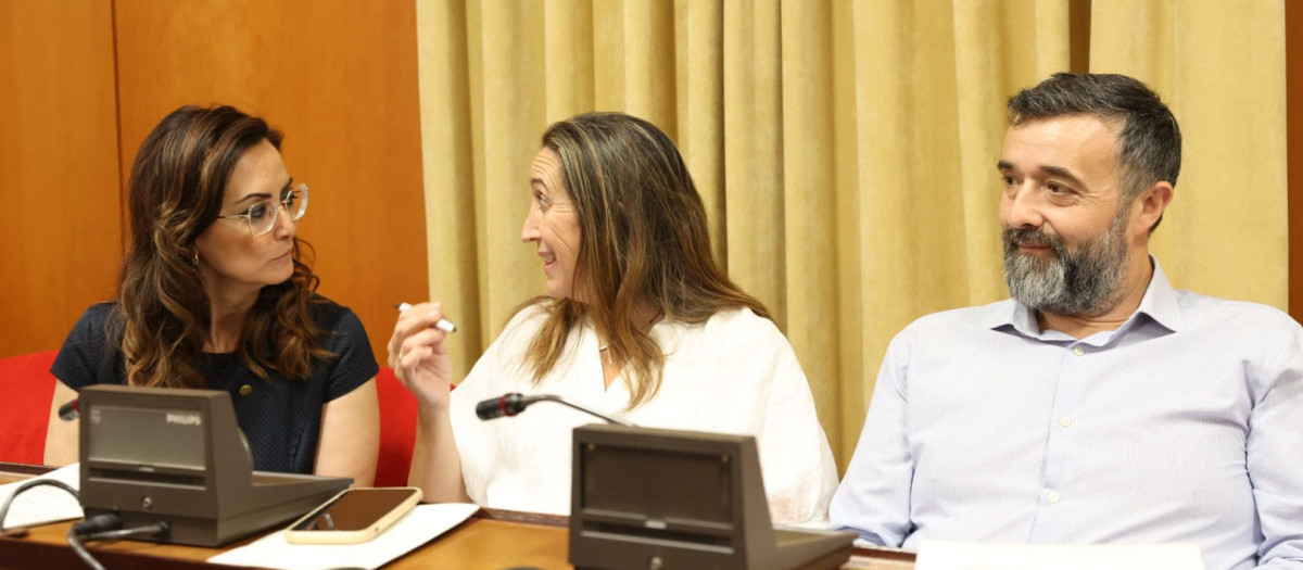 Yolanda Almagro, Paula Badanelli y Rafael Saco