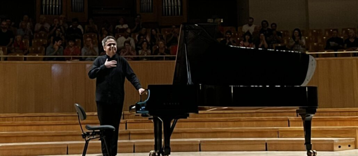 Auditorio Nacional. Sala sinfónica. 27-VI-2023. XXVIII Ciclo de Grandes Intérpretes de la Fundación Scherzo. Arcadi Volodos, piano. Obras de Mompou, Liszt y Scriabin.