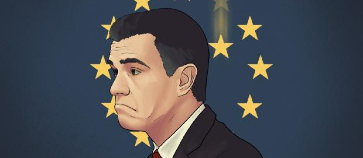 Ilustración Pedro Sánchez UE