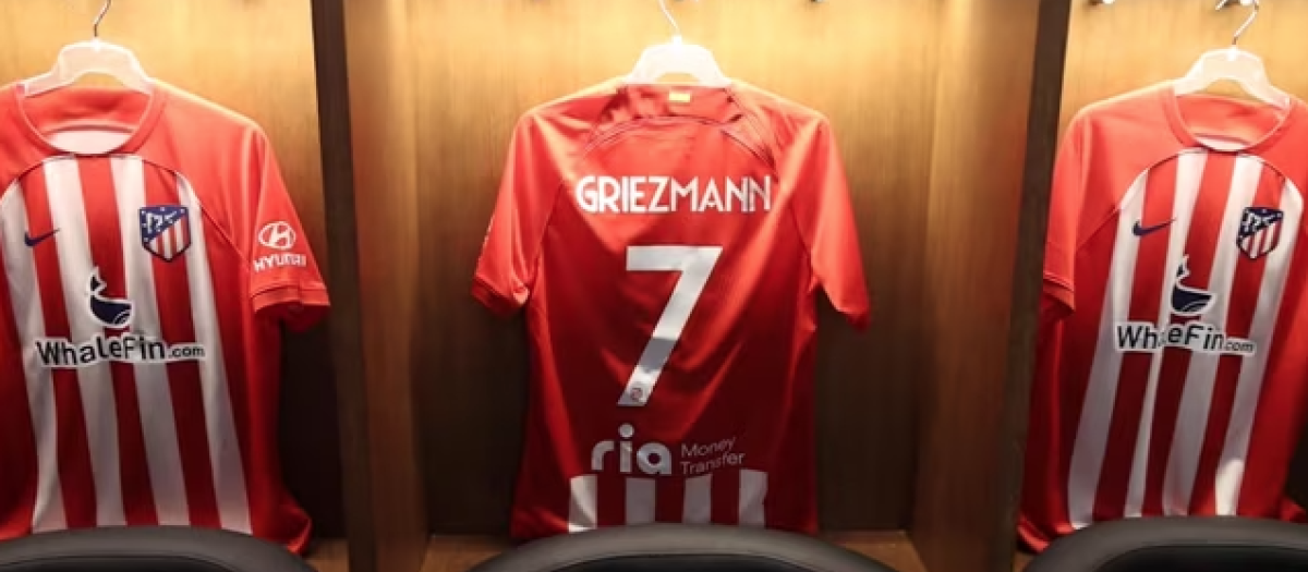 Griezmann recupera el dorsal número 7