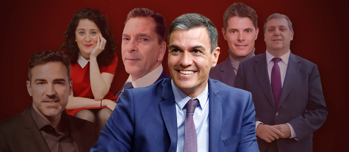 Pedro Sánchez y algunos de sus amigos colocados en organismos públicos