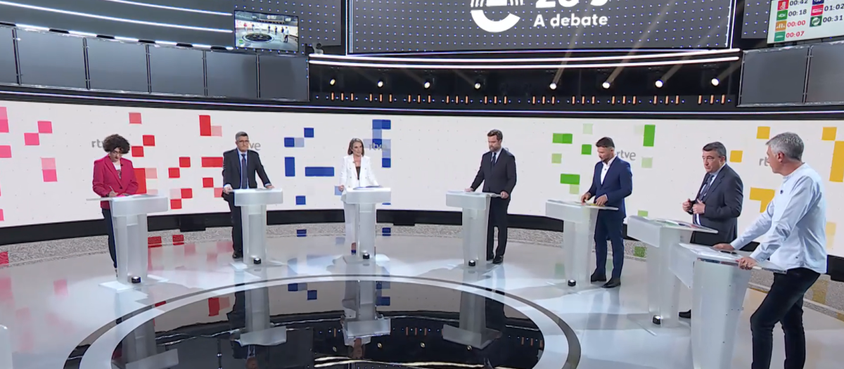 Debate a siete en RTVE