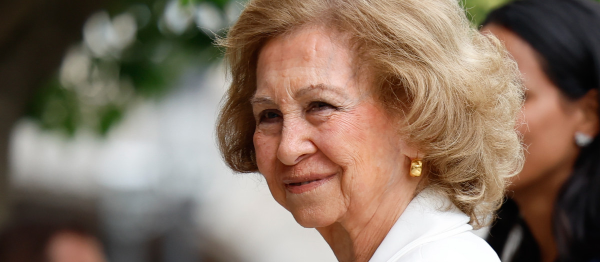 Spanish Queen Sofia of Greece during Circulo Internacional de la Escuela Superior de Música Reina Sofia in Madrid on Wednesday, 21 June 2023.