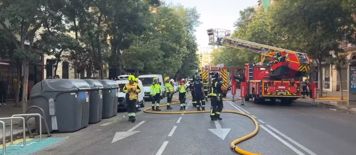 Muere un anciano de 74 años en el incendio de su vivienda en Madrid