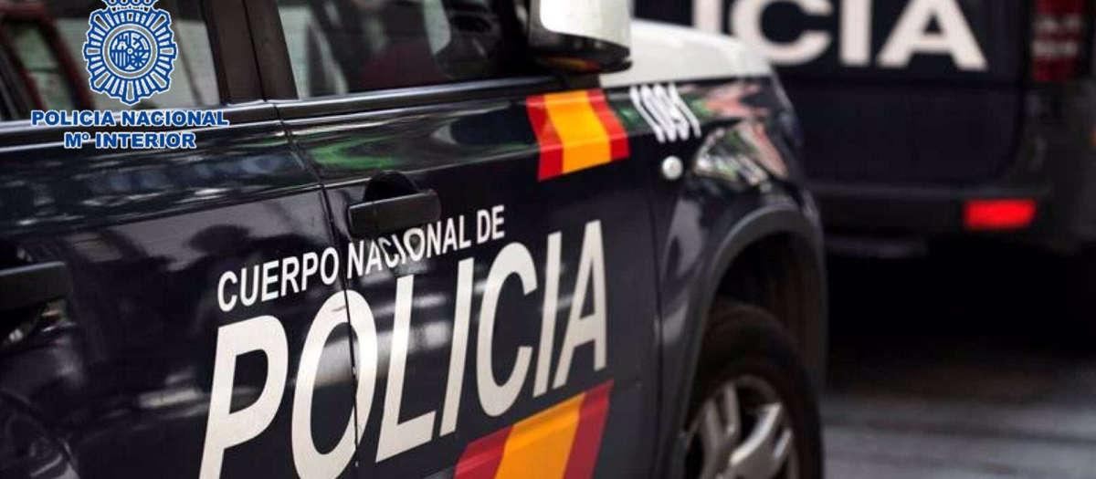 Vehículo de la Policía Nacional en una imagen facilitada por el propio Cuerpo.