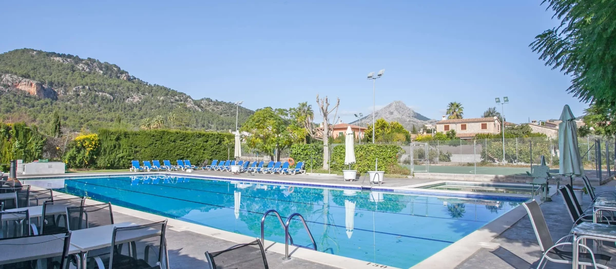 Una piscina de Calvià, en Mallorca, en una imagen de archivo