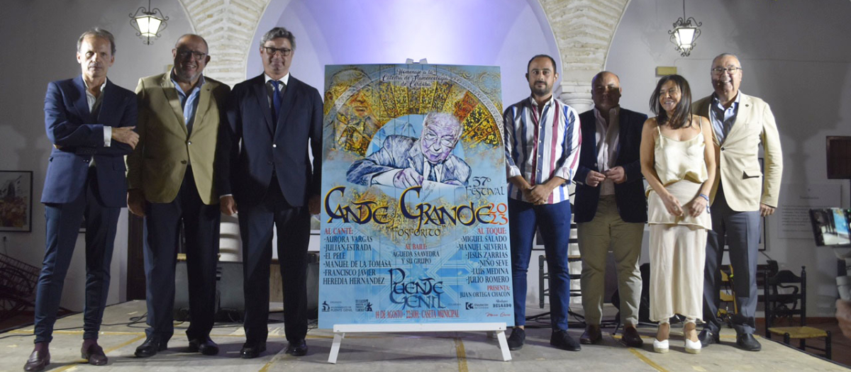 Presentación del cartel del 57 Festival Cante Grande