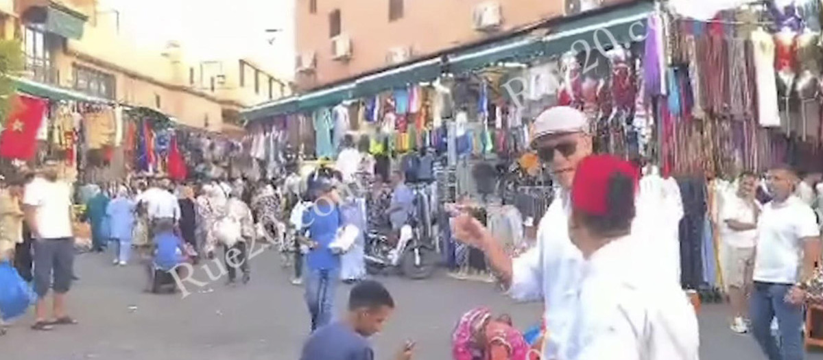 El presidente del Gobierno, Pedro Sánchez, este miércoles, en Marrakech