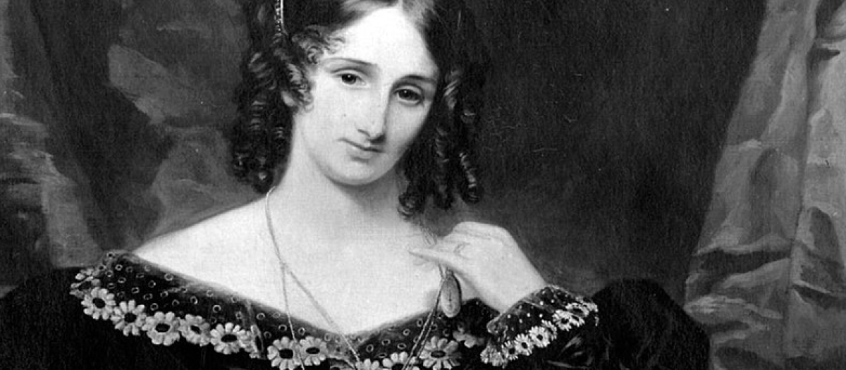 Retrato de Mary Shelley