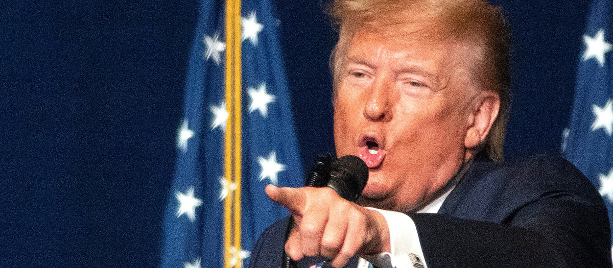 El candidato republicano, Donald Trump