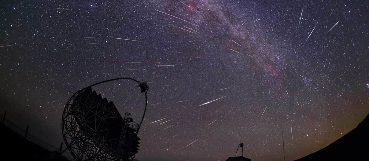 Una lluvia de estrellas