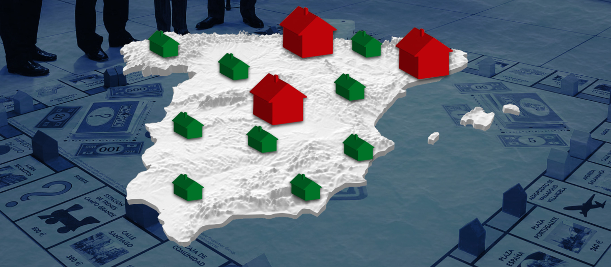 Hay ciudades en las que el precio de una vivienda dobla la media nacional