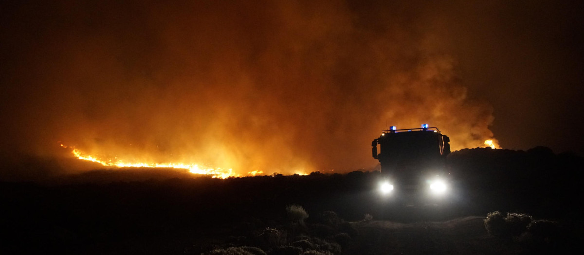 Trabajos efectuados por la Unidad Militar de Emergencias en Tenerife