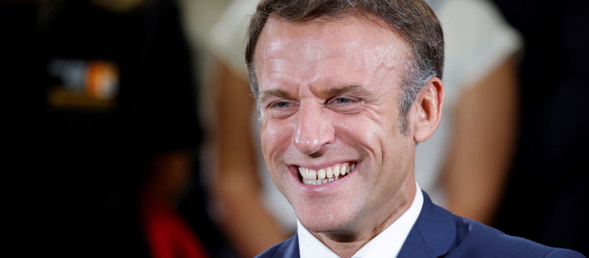 El presidente francés Emmanuel Macron