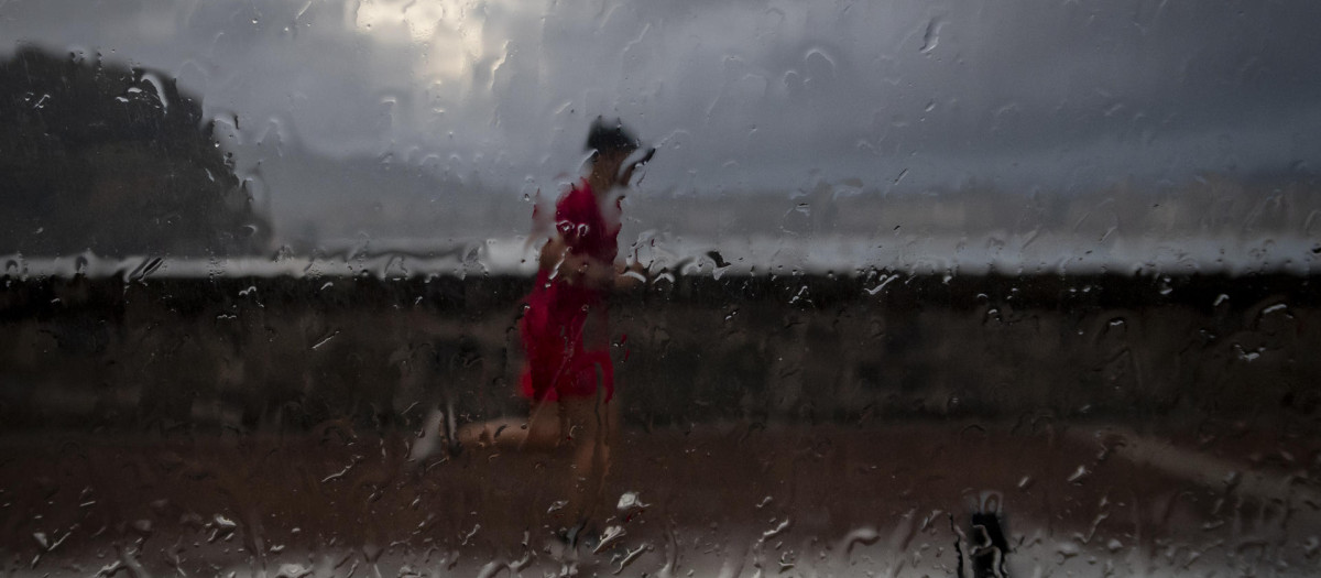 Temporal de lluvia esta semana en San Sebastián, Guipúzcoa