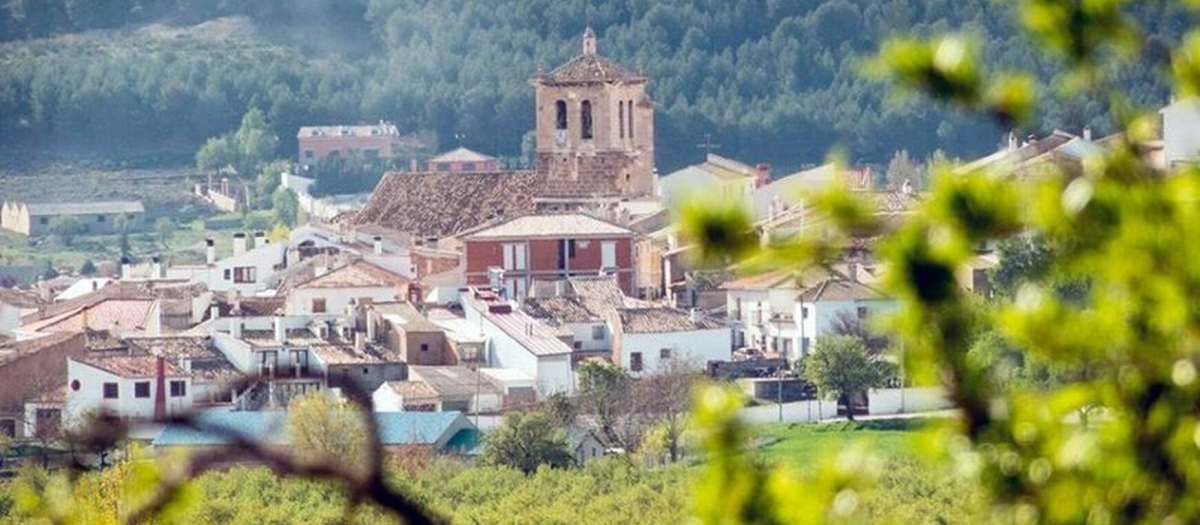 Vista de la Puebla de Don Fadrique, una etapa del Camino