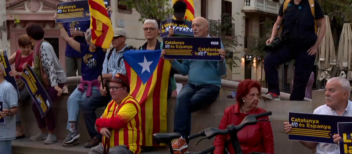 La ANC pincha en su intento de «visibilizar» al independentismo en un acto en Barcelona