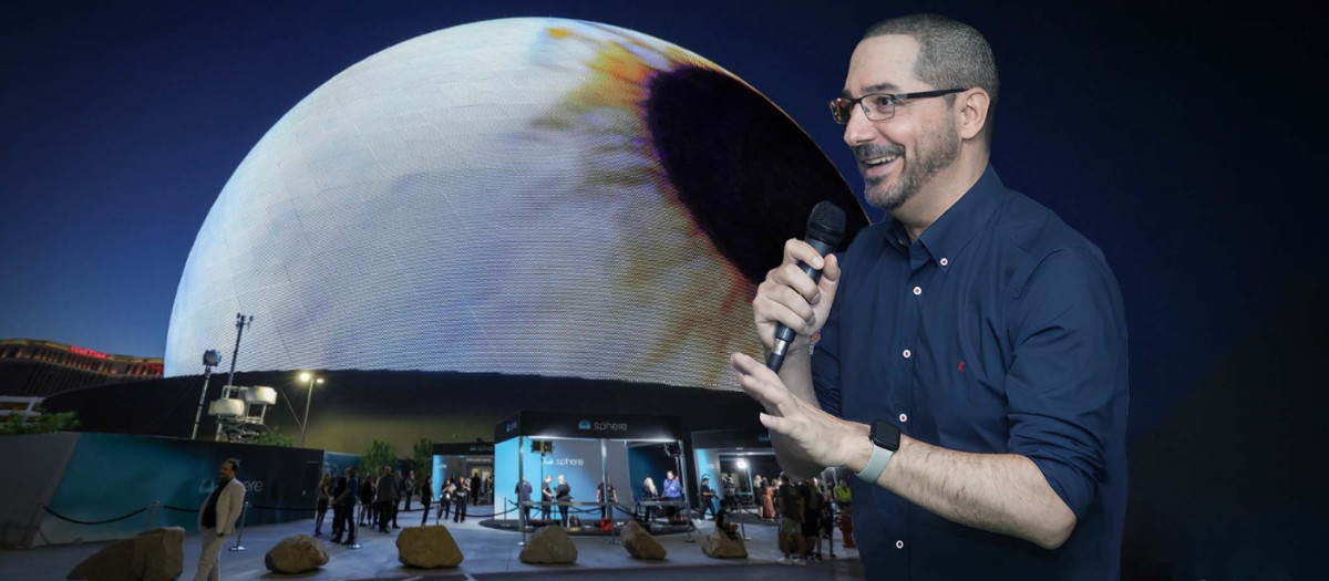 El nuevo auditorio The Sphere y su arquitecto, Miguel Fontgivell