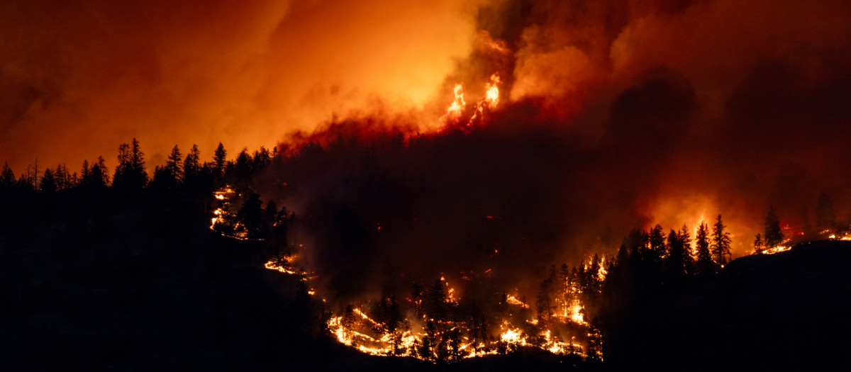 Imagen de archivo de un incendio forestal