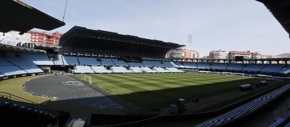 El estadio de Balaídos es uno de los dos estadios situados en Galicia y que se postulan para ser sedes que acojan partidos del mundial 2030 en España