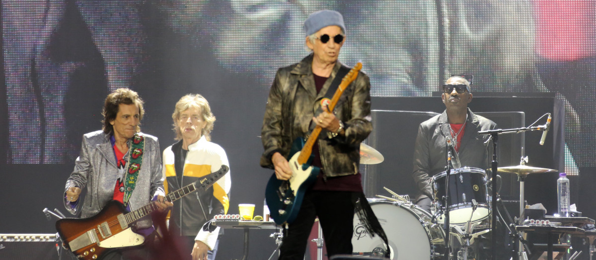Keith Richards durante un concierto en 2022
