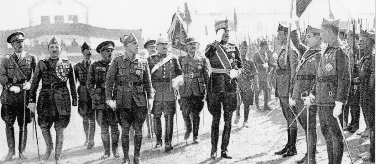 Desfile de La Legión, en los años 20
