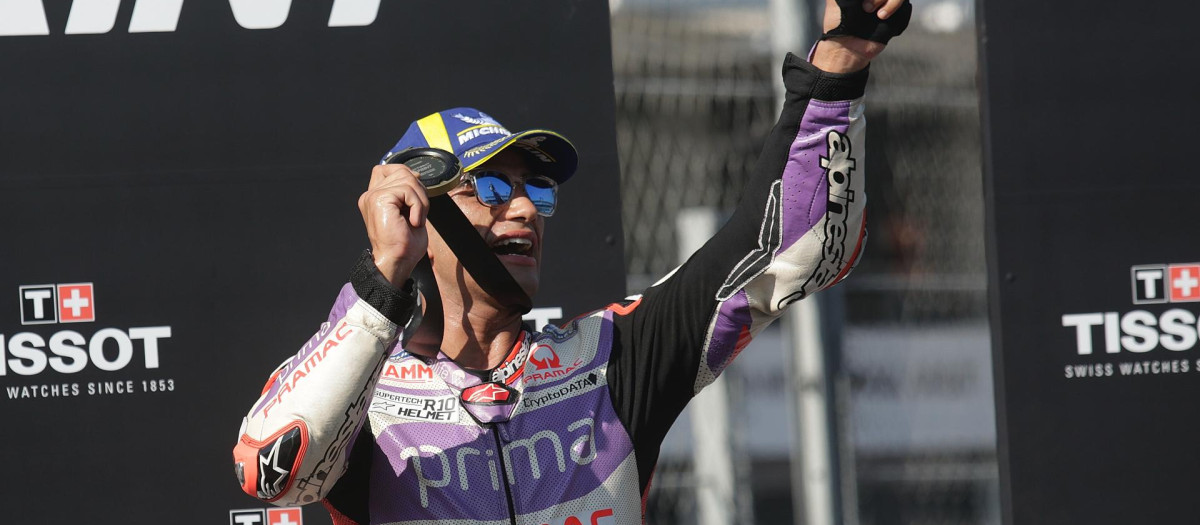 Jorge Martín ha conseguido la victoria en la carrera al sprint de Indonesia y es el nuevo líder del Mundial de MotoGP