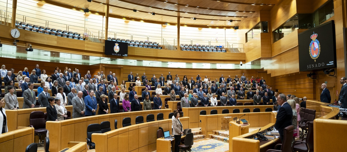 El Senado ha aprobado este martes la moción del PP para rechazar la amnistía