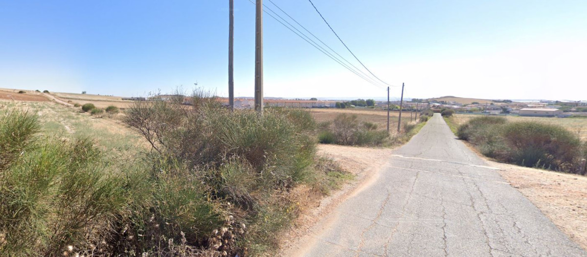 Punto del camino de Roales a La Hiniesta, donde tuvo lugar el ataque