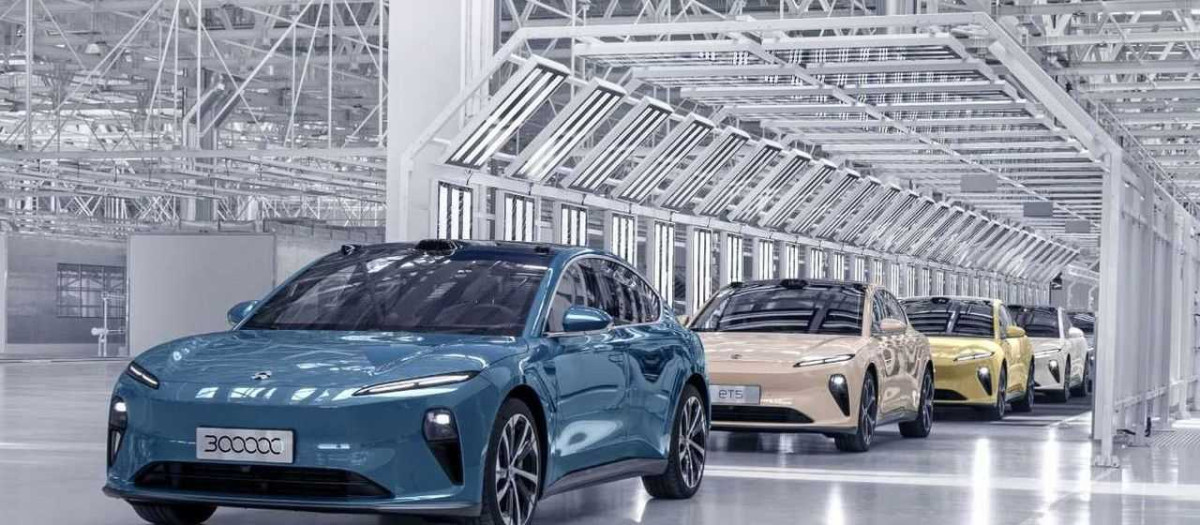 Fábrica de la marca de coches chinos Nio