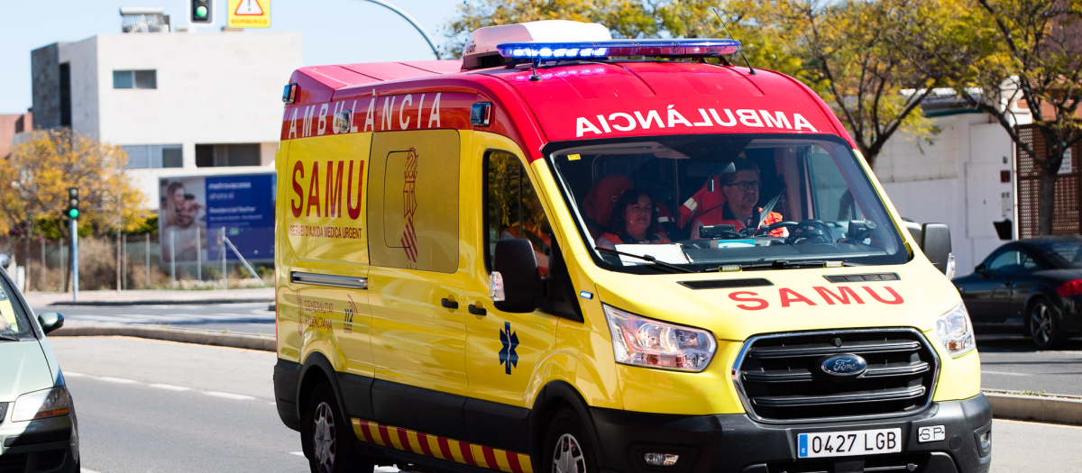 Una ambulancia del SAMU, en una imagen de archivo