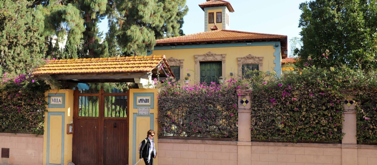 Villa Amparo, en Rocafort, casa donde vivió Antonio Machado