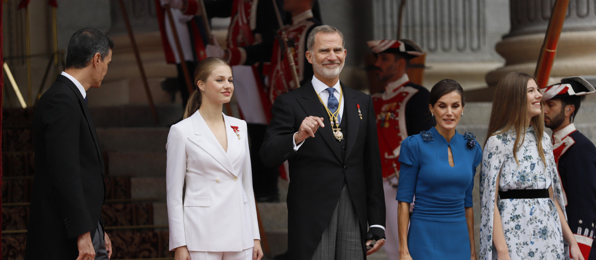 La alegría del Rey Felipe ante el día más importante de su hija