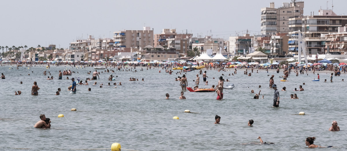 Playa de Santa Pola, en Alicante