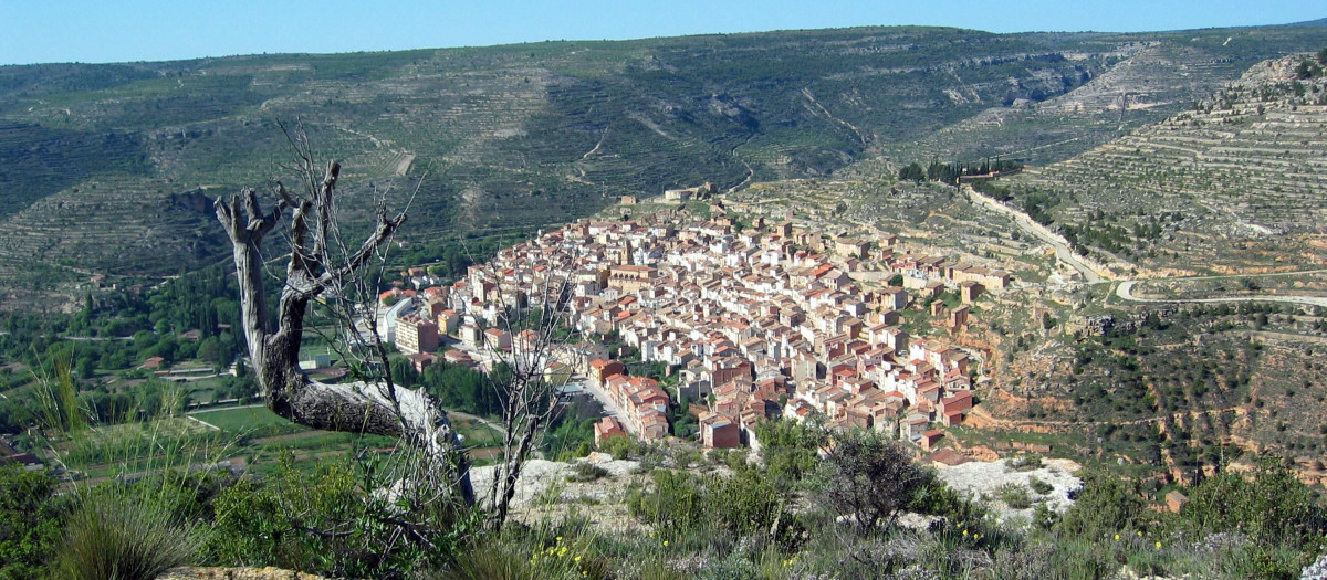 Vista de Ademuz, en Valencia