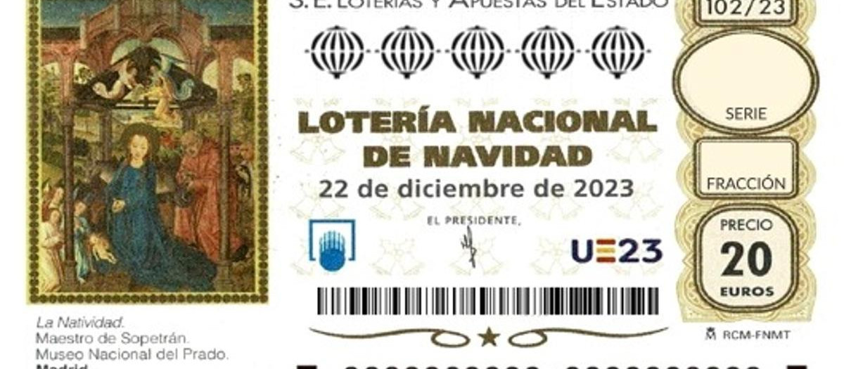 Décimo Lotería de Navidad 2023