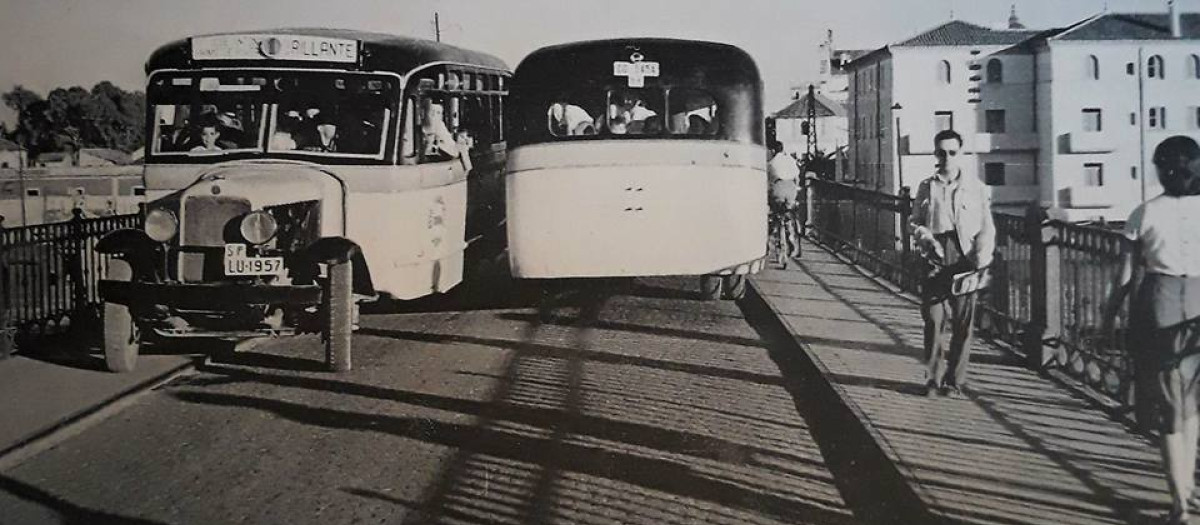 El viaducto del Pretorio antes de su ensanche