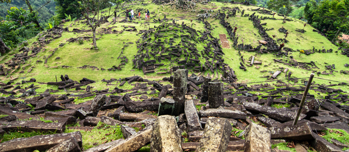 Gunung Padang, el lugar donde se ha hallado la pirámide