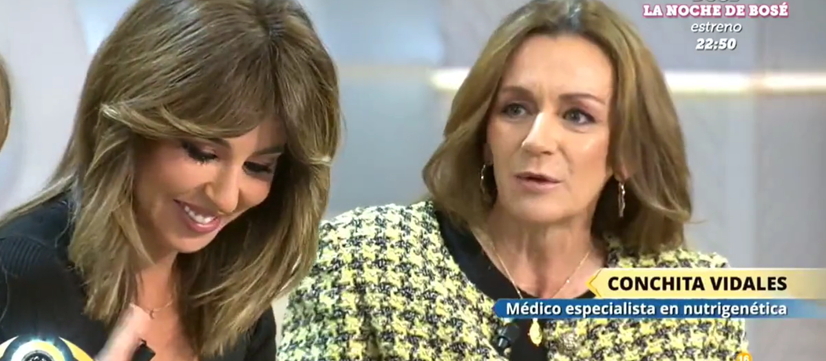 Ana Terradillos, a la izquierda, y la nutricionista Conchita Vidales, a la derecha