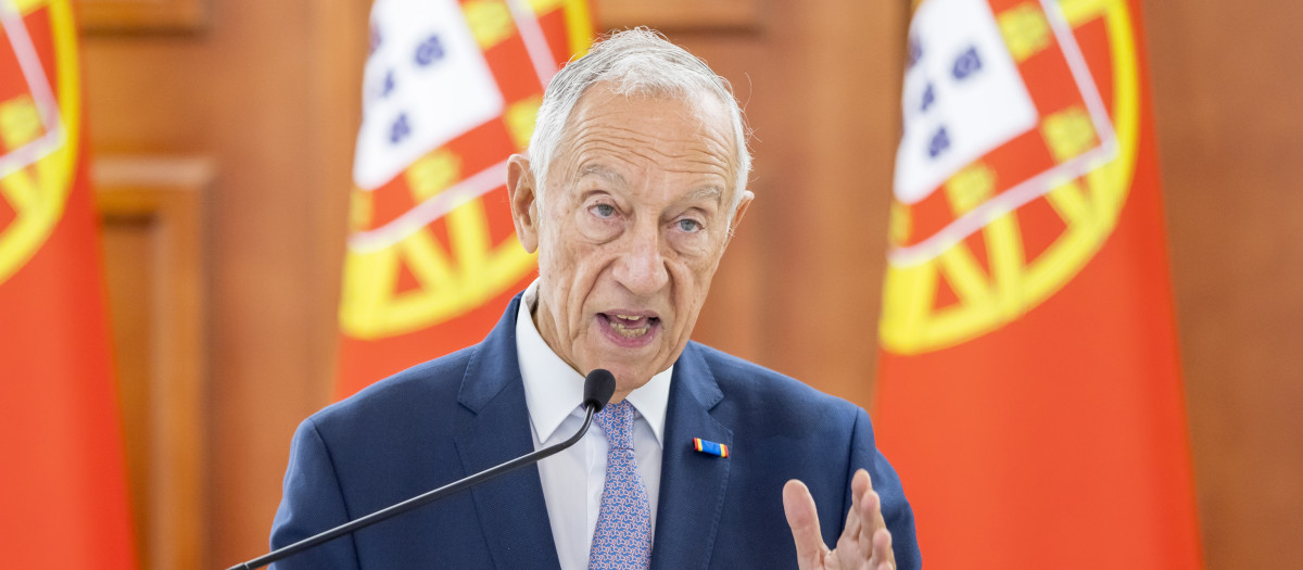 El presidente de Portugal Marcelo Rebelo de Sousa