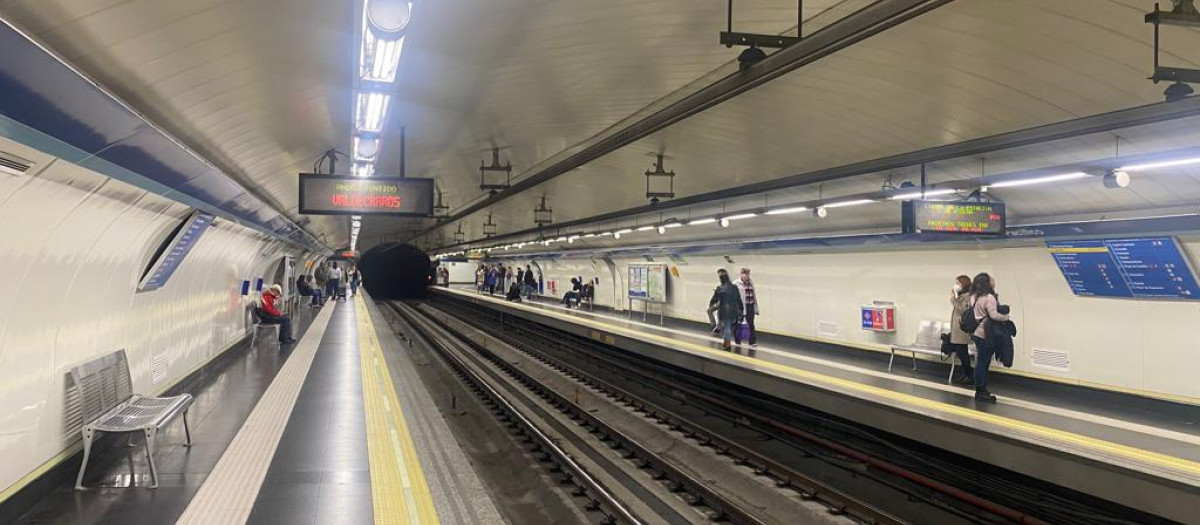 Estación de Pacífico tras el aviso de bomba