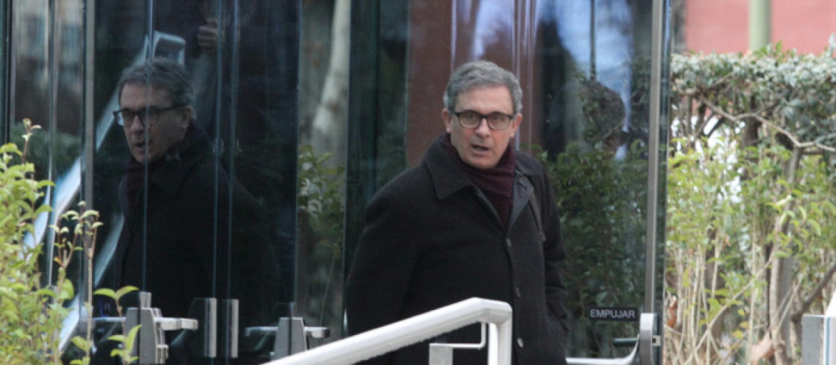 Jordi Pujol Ferrusola asistiendo al juicio por el caso Pujol en 2016
