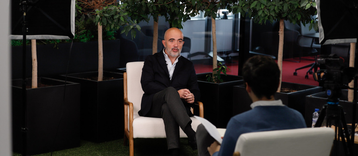 Daniel Sirera durante su entrevista con El Debate