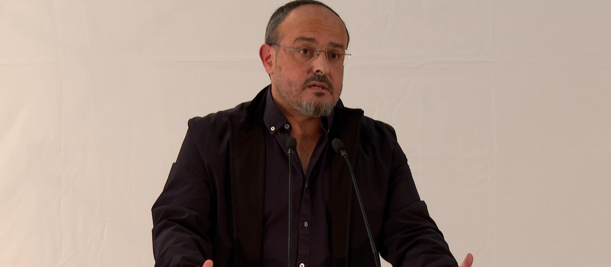 El presidente del PP de Cataluña, Alejandro Fernández