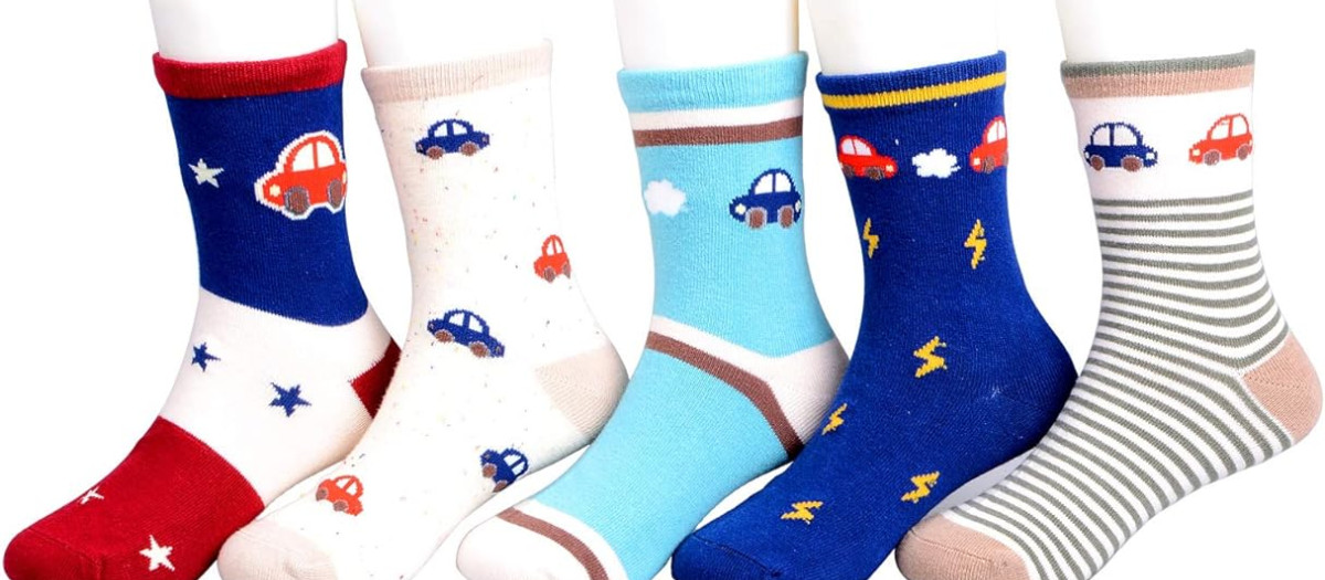 Los calcetines pueden dar mucho juego en un automóvil