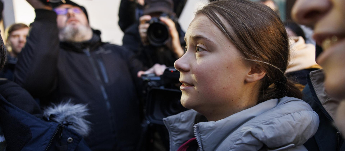 La activista medioambiental Greta Thunberg