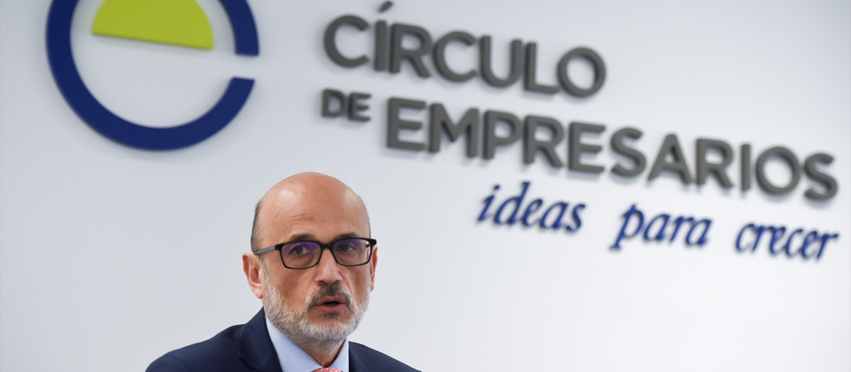 El presidente del Círculo de Empresarios, Manuel Pérez-Sala