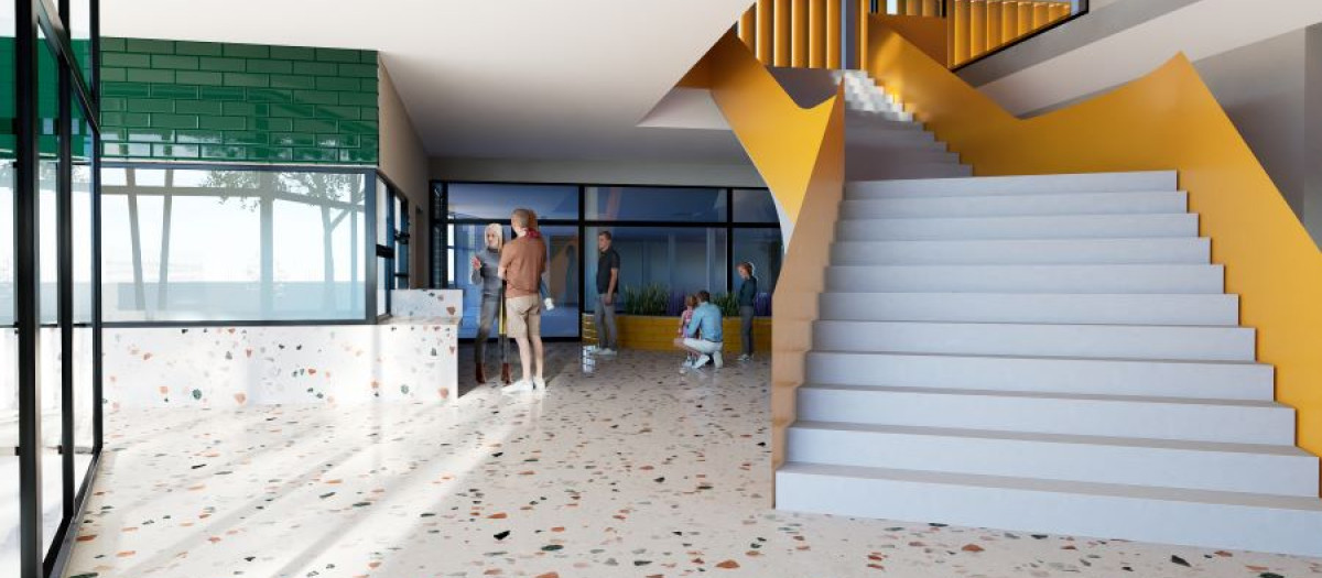 Vista del futuro CEIP La Cañada del Fenollar, en Alicante