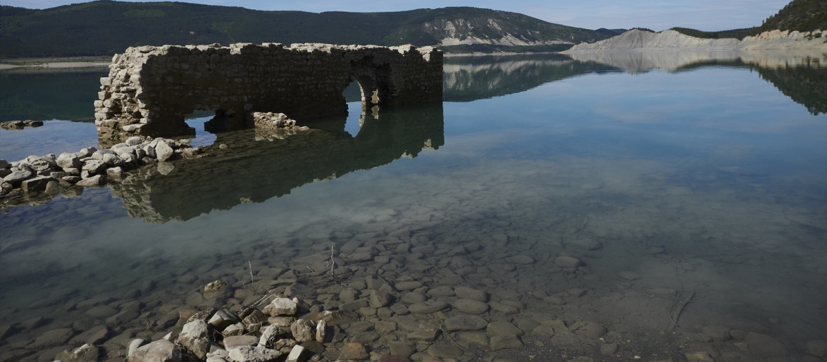 Pantano de Yesa, en Navarra